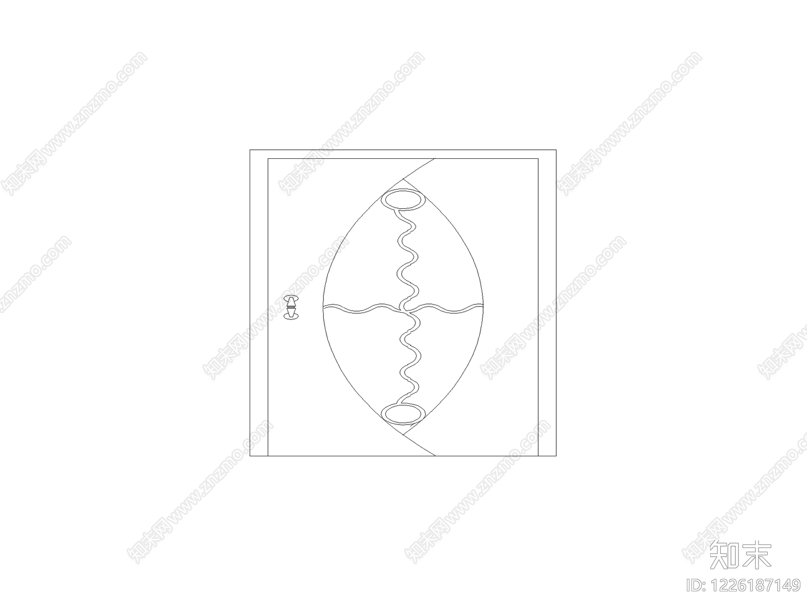 内门系统CAD图纸