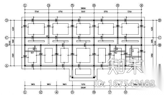 某市检查院拘留所建筑施工图纸cad施工图下载【ID:167543183】