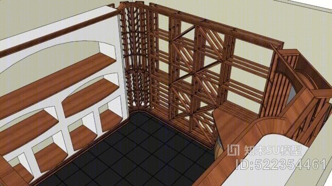 拉维埃尔花园-完整的葡萄酒室-洞穴ASU模型下载【ID:522354461】