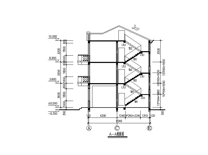 [宁夏]两层砖混结构新农村自建房建筑施工图施工图下载【ID:165420171】