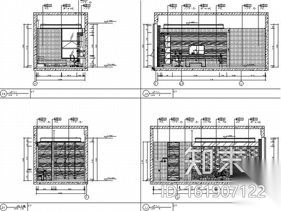 [北京]简约欧式酒店改造项目装修CAD施工图（含效果图）cad施工图下载【ID:161907122】