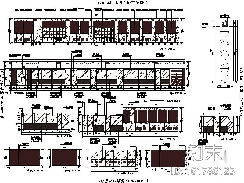 [北京]某电子公司办公空间施工图cad施工图下载【ID:161786125】