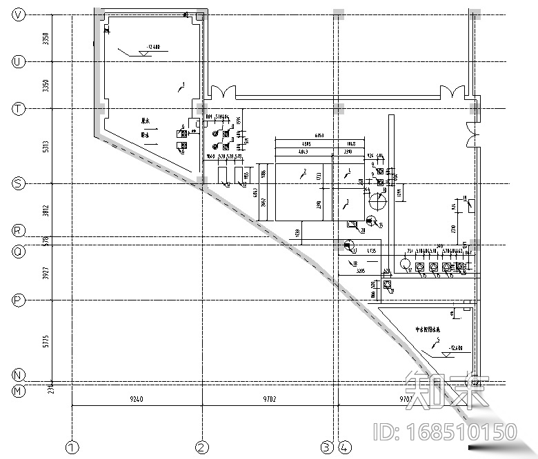 北京商业大型工业中水站施工图设计图cad施工图下载【ID:168510150】