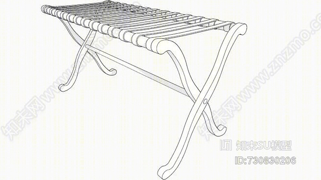 行李架SU模型下载【ID:730830206】