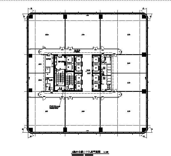 178米39层超高层办公商业酒店全套CAD施工图（著名设计院...cad施工图下载【ID:149858185】