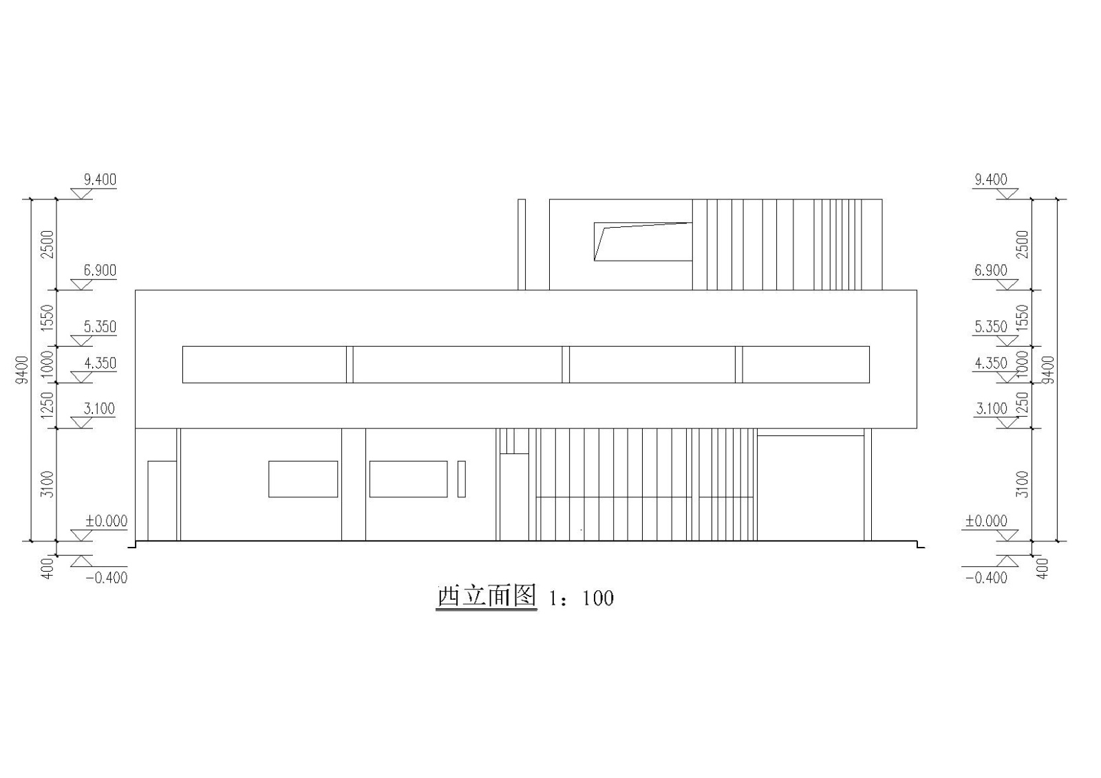 柯布西耶萨伏伊别墅图纸+别墅模型制作图片cad施工图下载【ID:160067137】