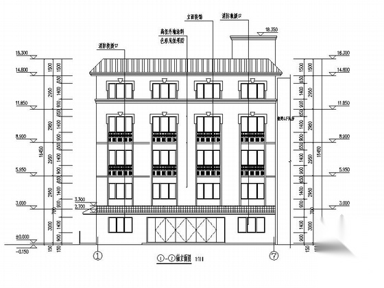 [浙江]多层社区活动中心建筑施工图cad施工图下载【ID:165159177】