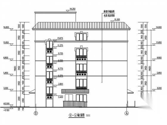 [浙江]多层社区活动中心建筑施工图cad施工图下载【ID:165159177】