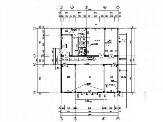 [浙江]多层社区活动中心建筑施工图cad施工图下载【ID:165159177】