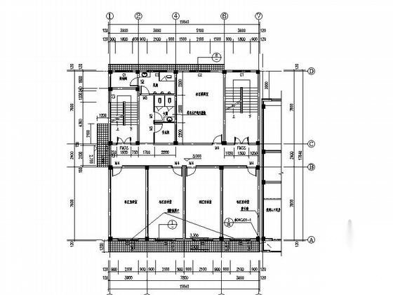 [浙江]多层社区活动中心建筑施工图cad施工图下载【ID:165159177】