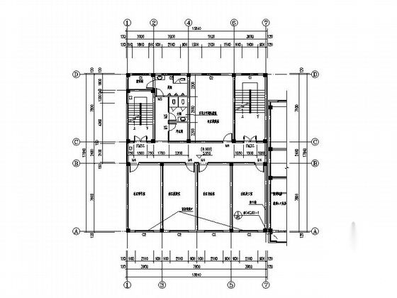 [浙江]多层社区活动中心建筑施工图cad施工图下载【ID:165159177】