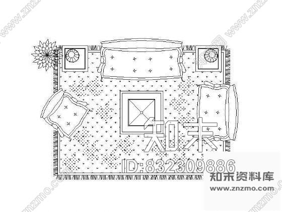 图块/节点沙发平面图块锦集施工图下载【ID:832309886】