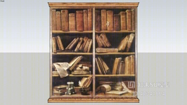 bookcase甚大。SU模型下载【ID:717719004】