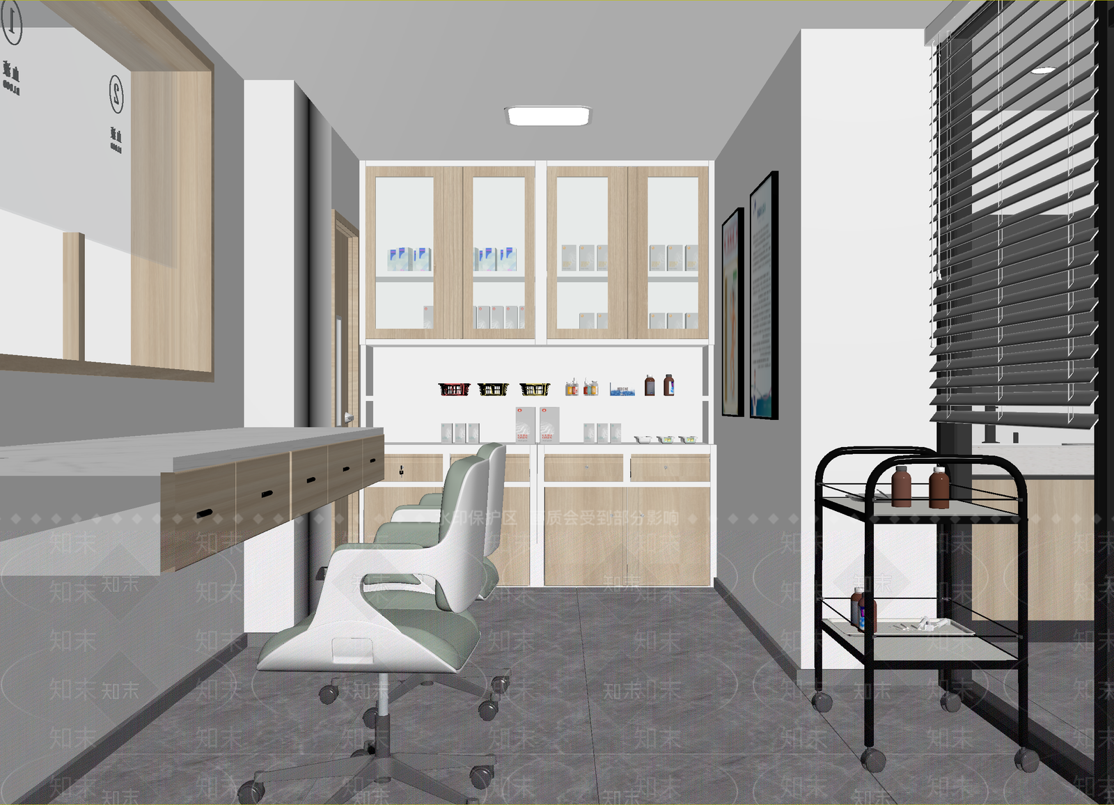 现代茶水间3D模型下载【ID:1214715566】