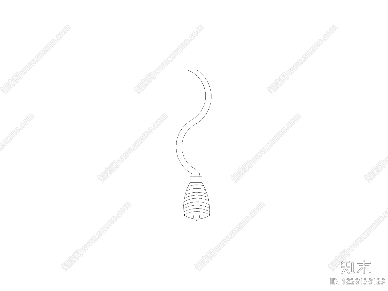 灯具图块cad施工图下载【ID:1226138129】