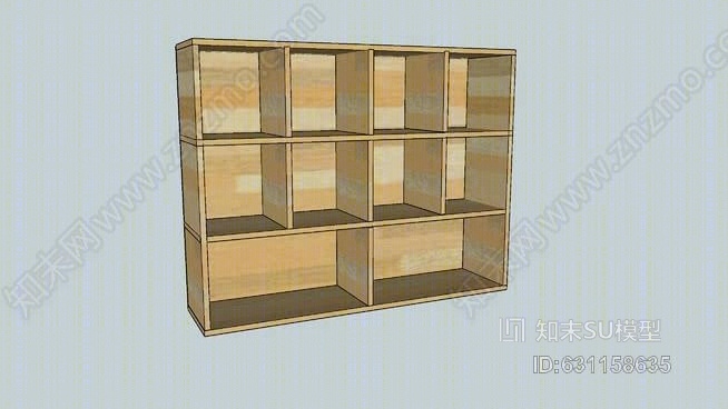 玩具柜SU模型下载【ID:631158635】
