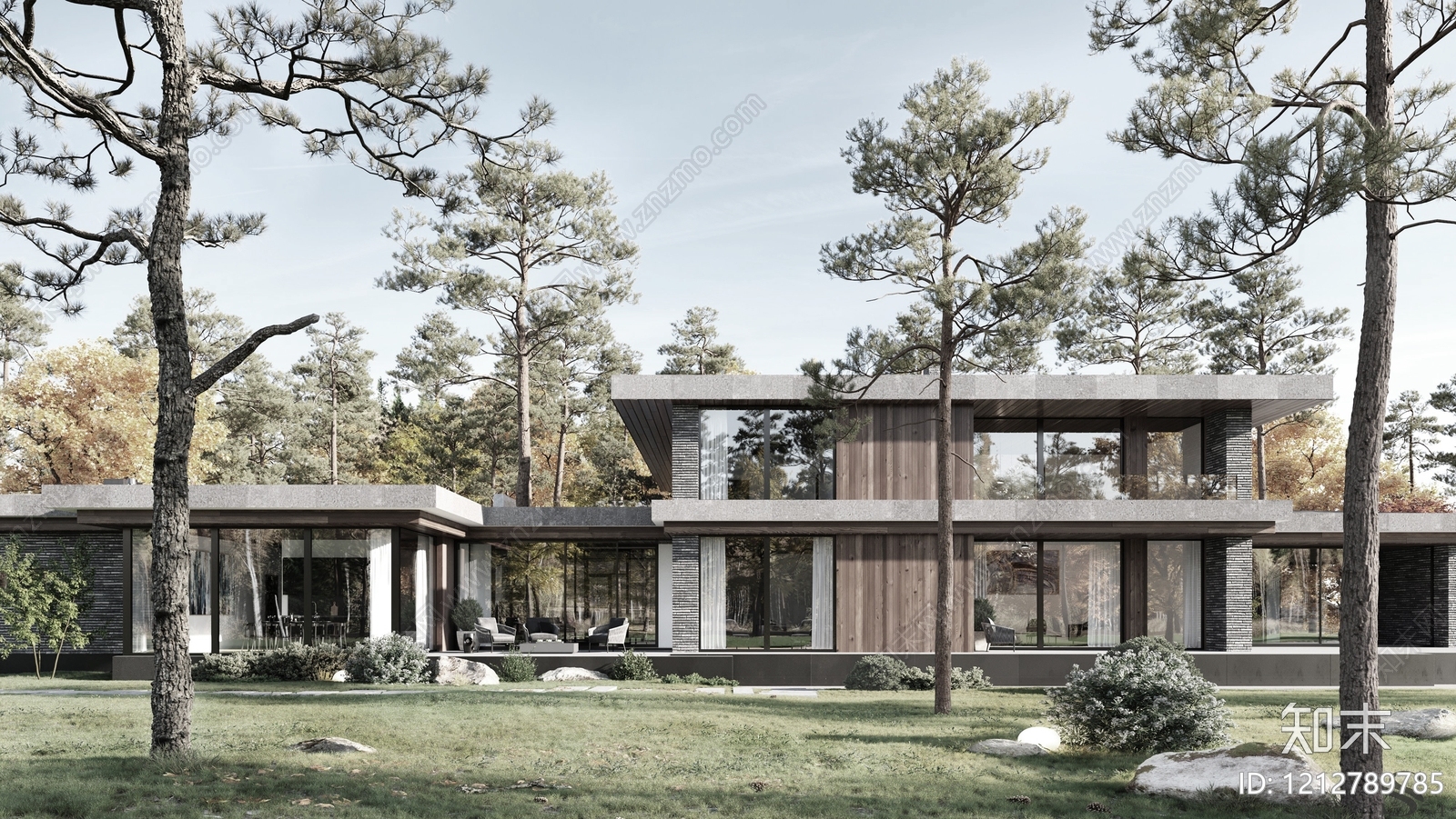 建筑外立面贴图下载【ID:1212789785】