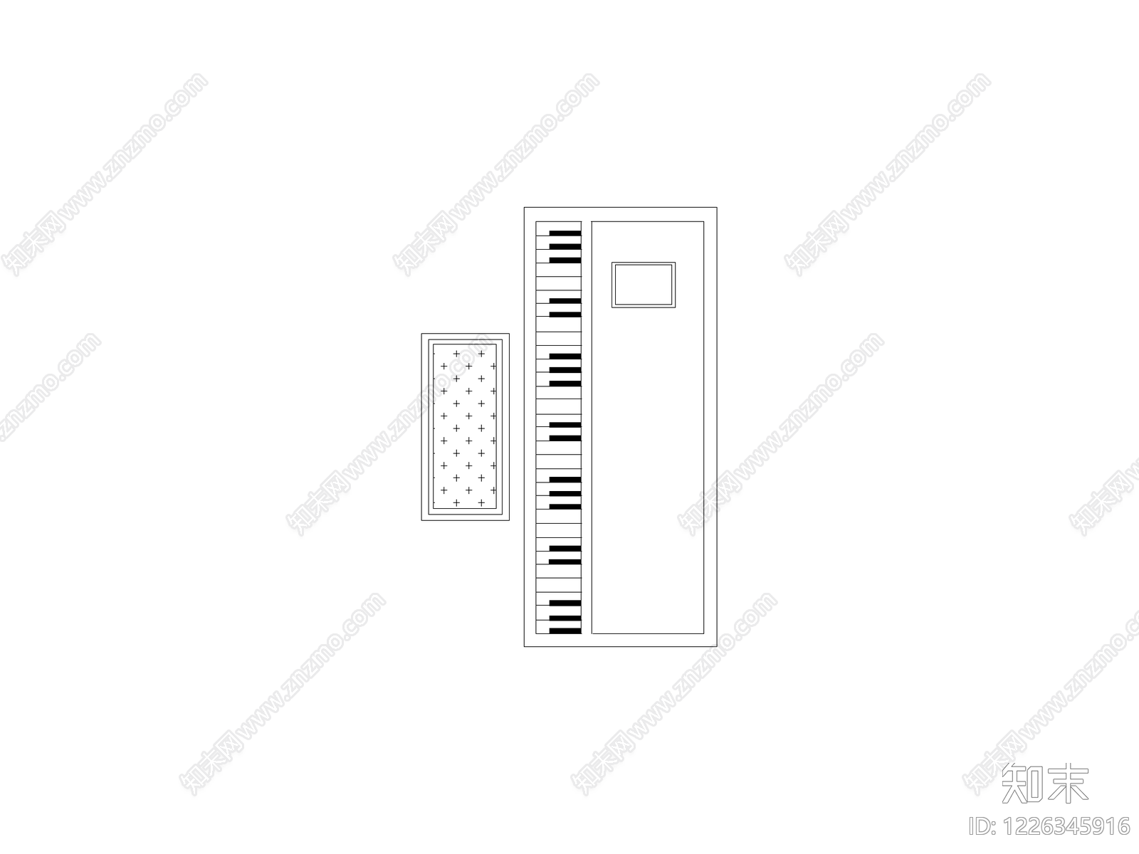 柜子cad施工图下载【ID:1226345916】