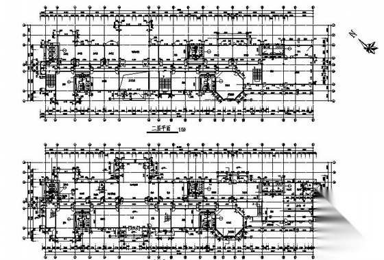 某二层欧式幼儿园建筑扩初图cad施工图下载【ID:165932126】