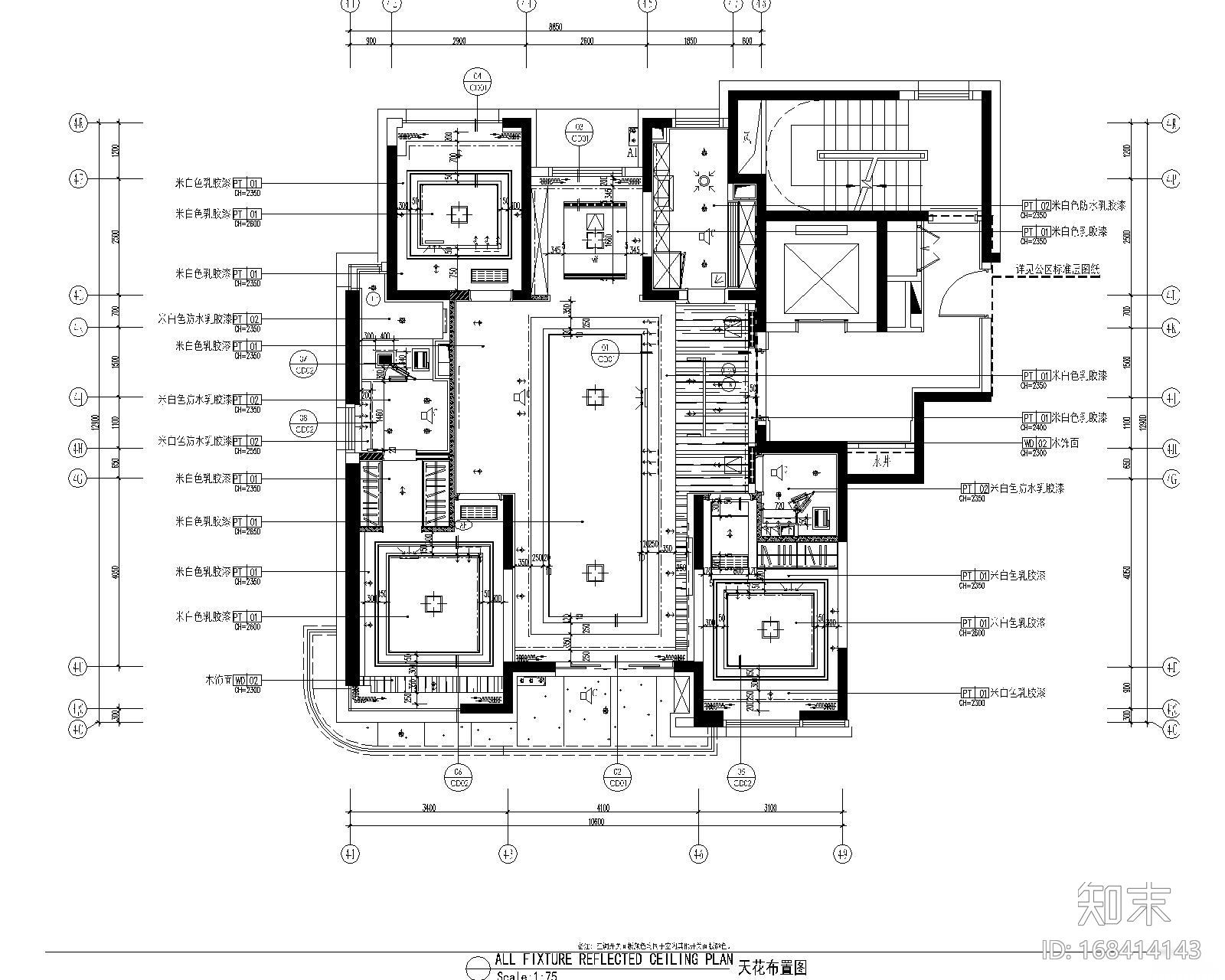 [上海]集艾设计G&A-海珀黄浦4-1中式样板间设计方案含效...cad施工图下载【ID:168414143】