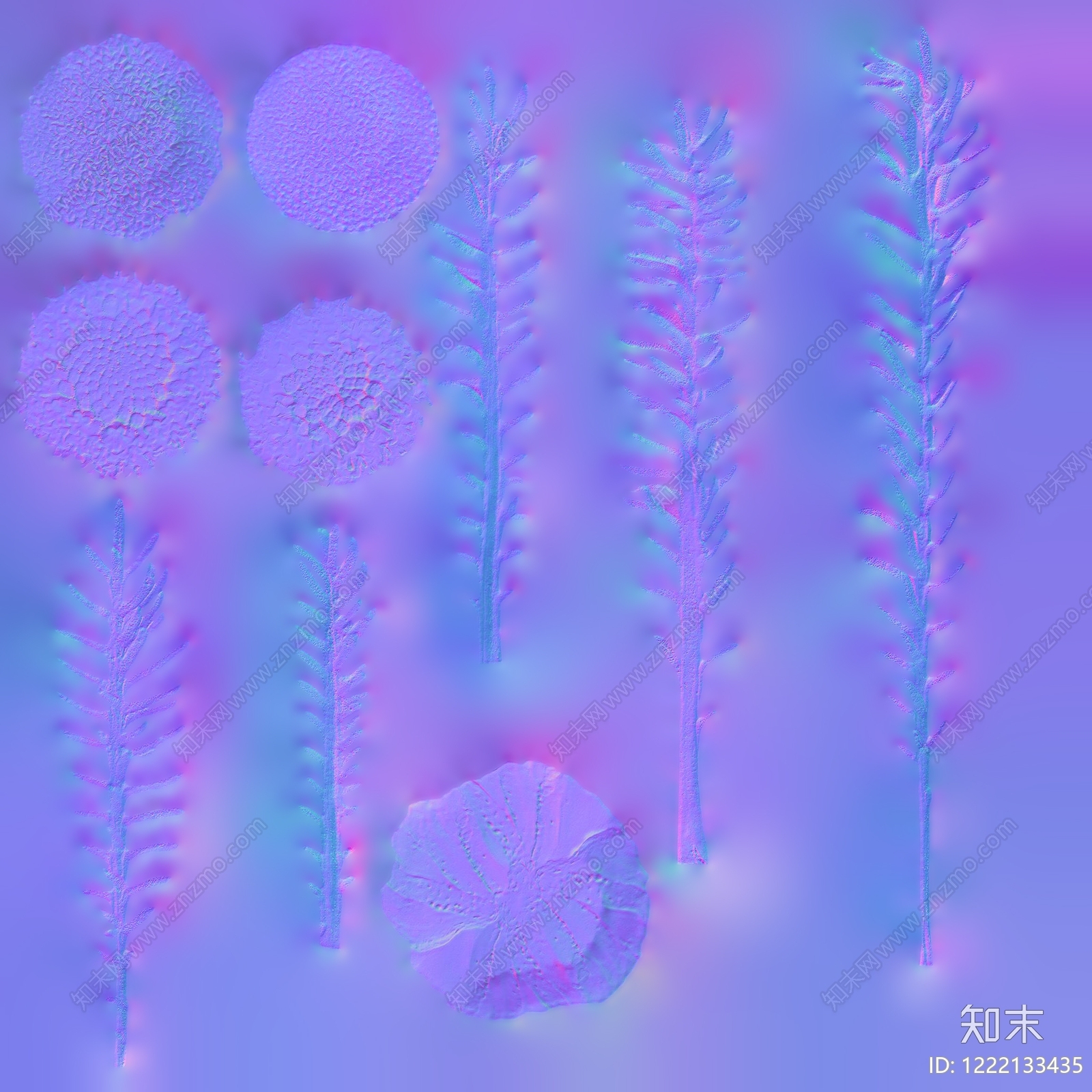 压花玻璃高清贴图材质