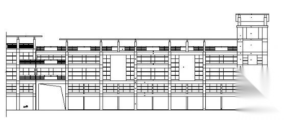 某三层市场建筑方案图施工图下载【ID:165142136】