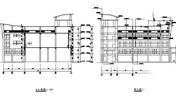 某三层市场建筑方案图cad施工图下载【ID:165142136】