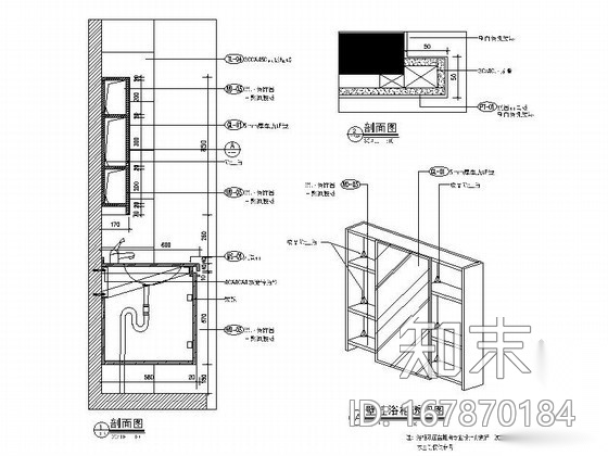 西户三居室样板房装修图施工图下载【ID:167870184】