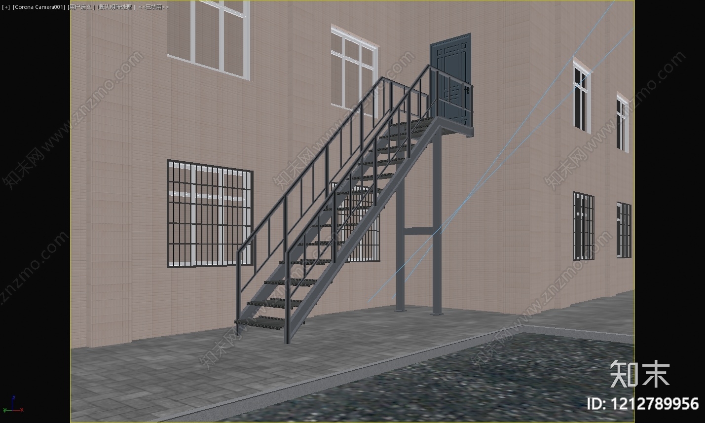 建筑外立面贴图下载【ID:1212789956】