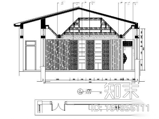 [北京]知名集团接待会所装修图cad施工图下载【ID:161856111】