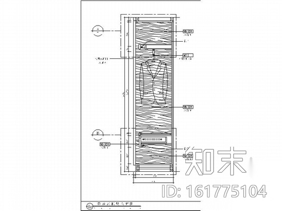 [重庆]某酒店四层中餐厅A3包房施工图施工图下载【ID:161775104】