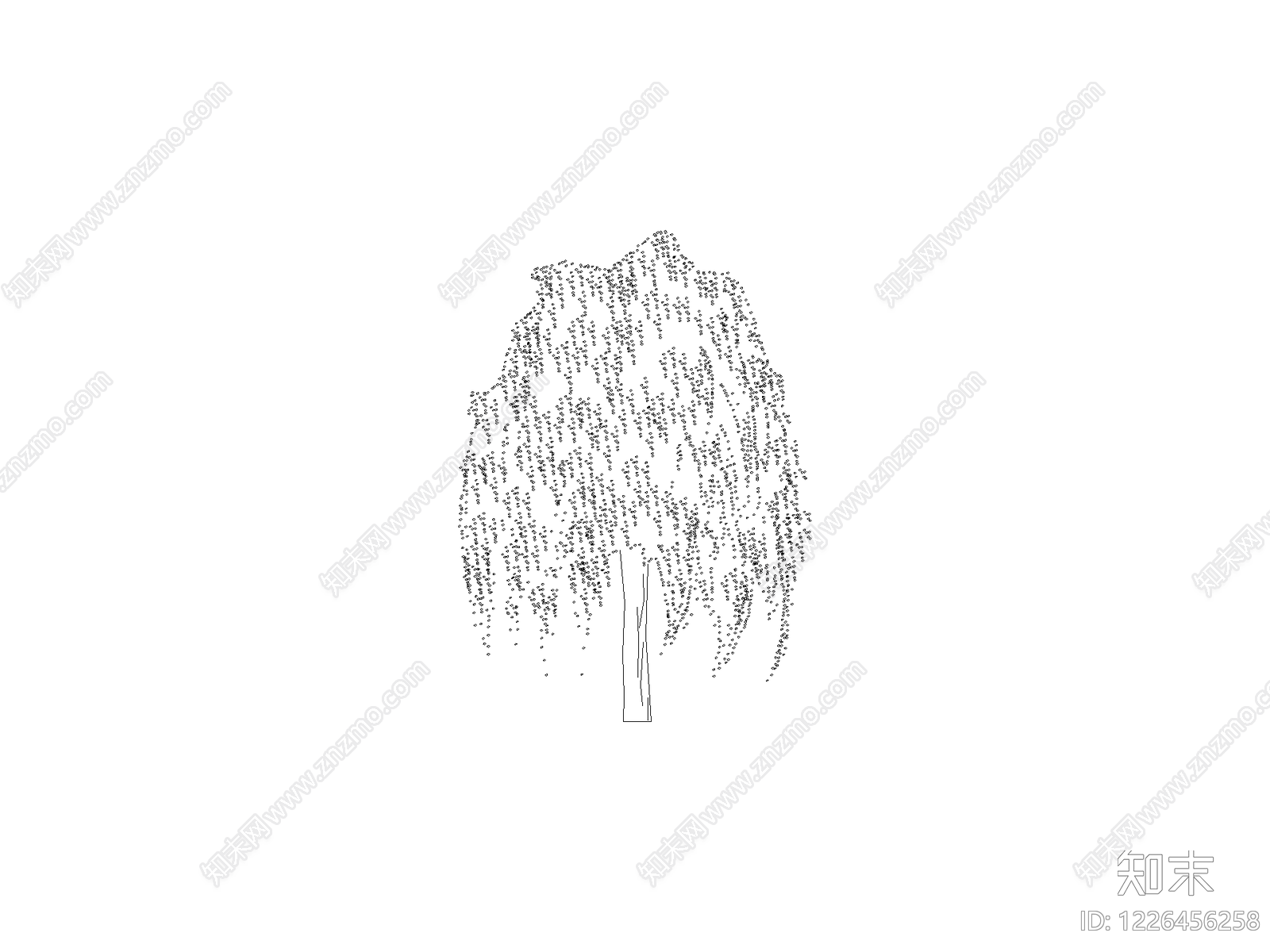 乔木种植CAD图纸