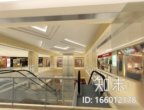 [内蒙古]大型家居建材主题购物中心施工图（含效果图）cad施工图下载【ID:166012178】