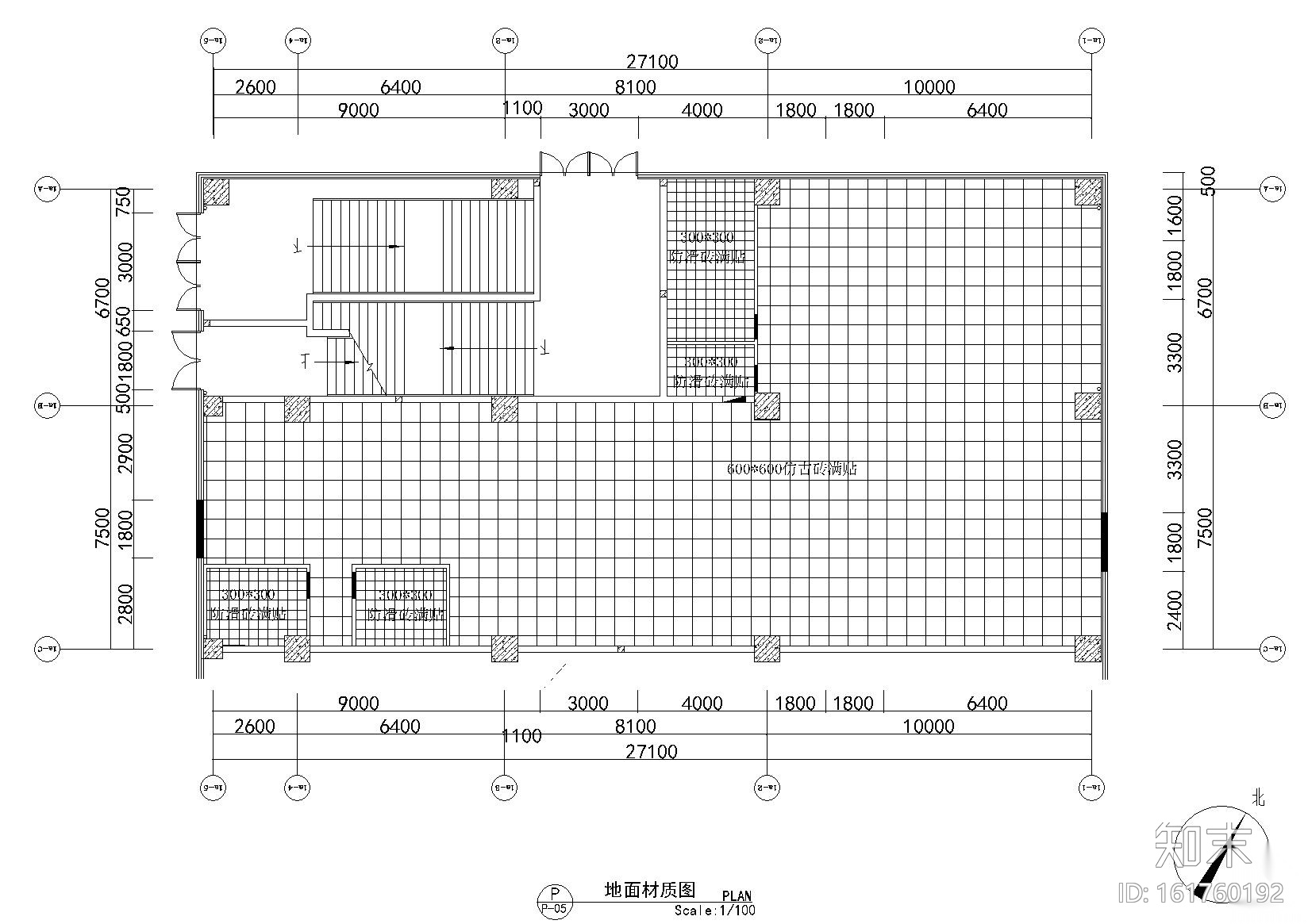 ALL DAY工业风咖啡面包坊施工图+效果图施工图下载【ID:161760192】