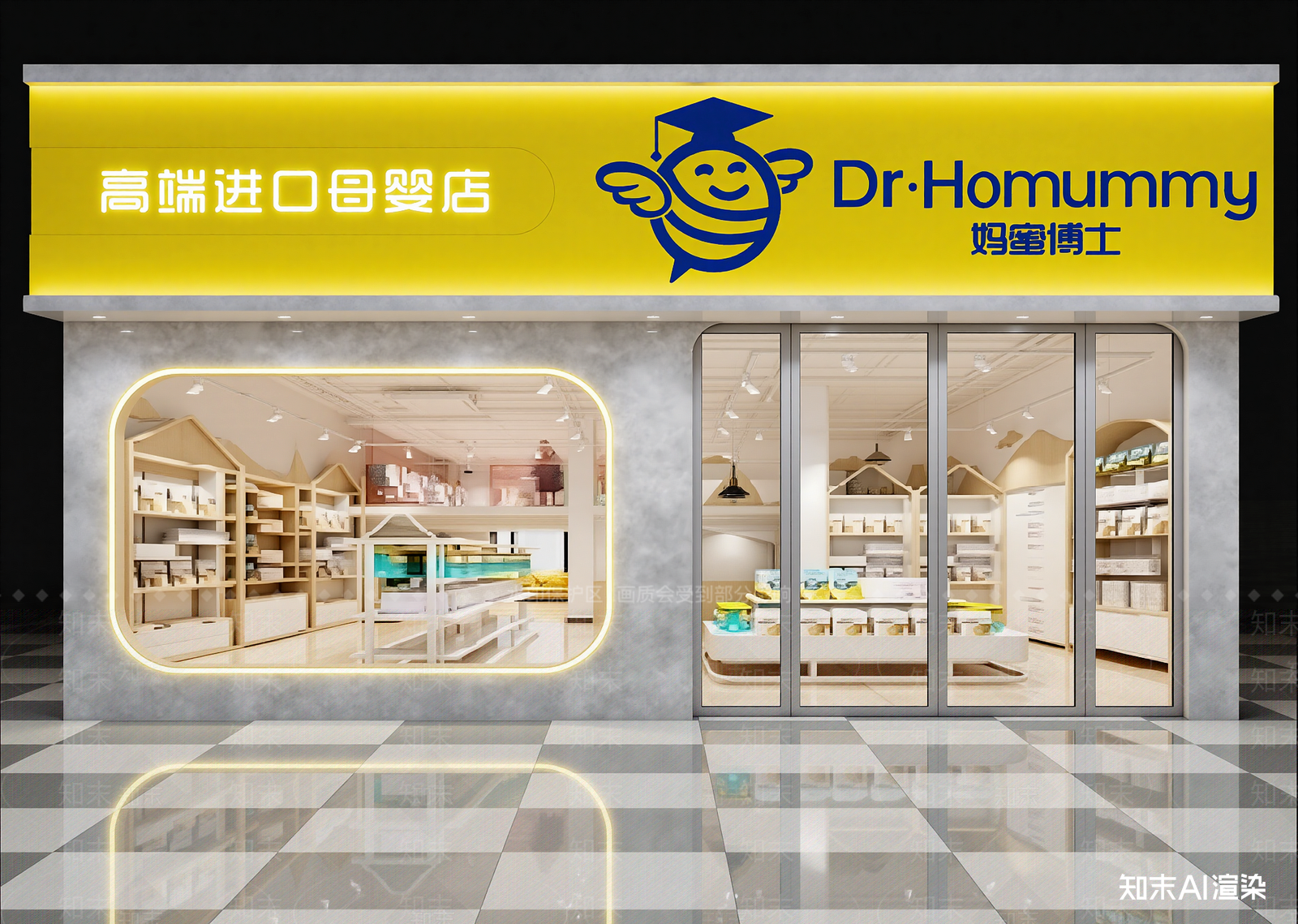现代母婴店3D模型下载【ID:1214157240】