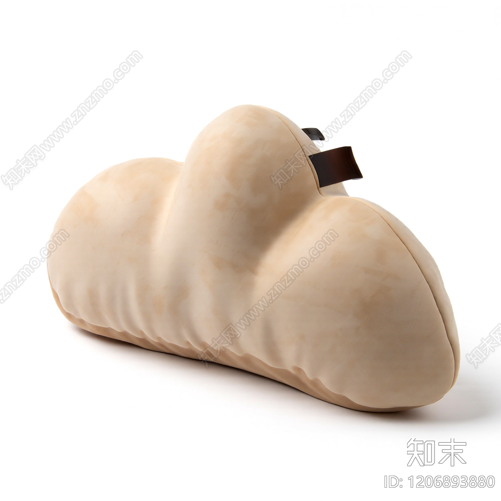 云朵造型靠垫3D模型下载【ID:1206893880】