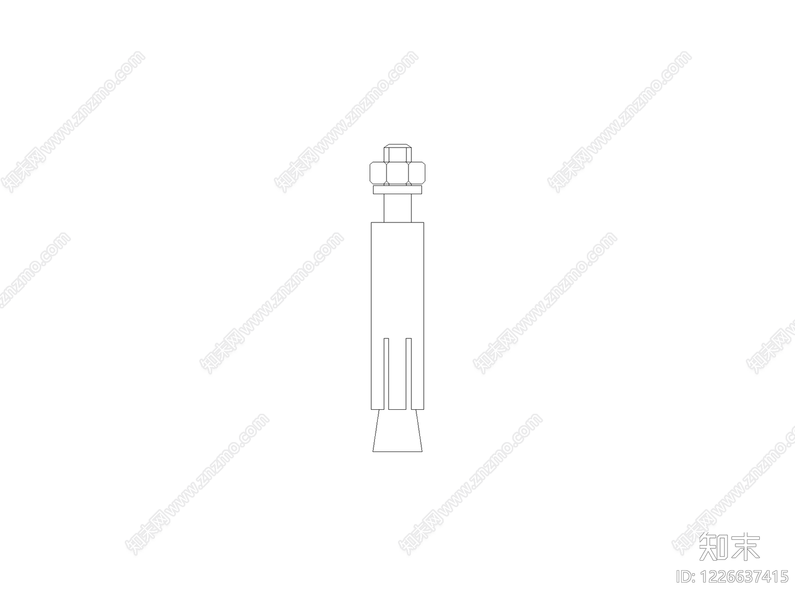 五金管件cad施工图下载【ID:1226637415】