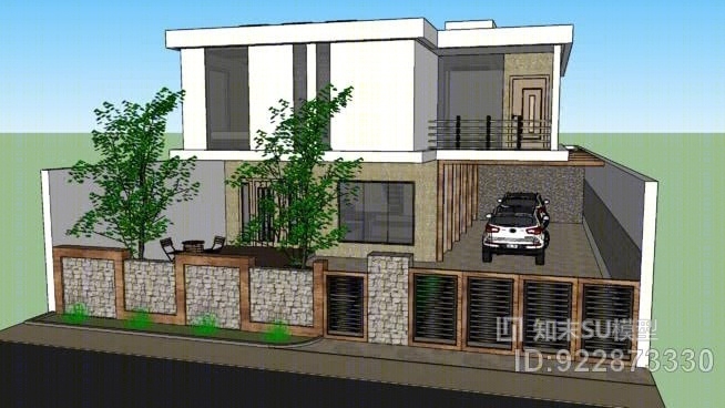 大型豪华住宅设计与构思SU模型下载【ID:922873330】