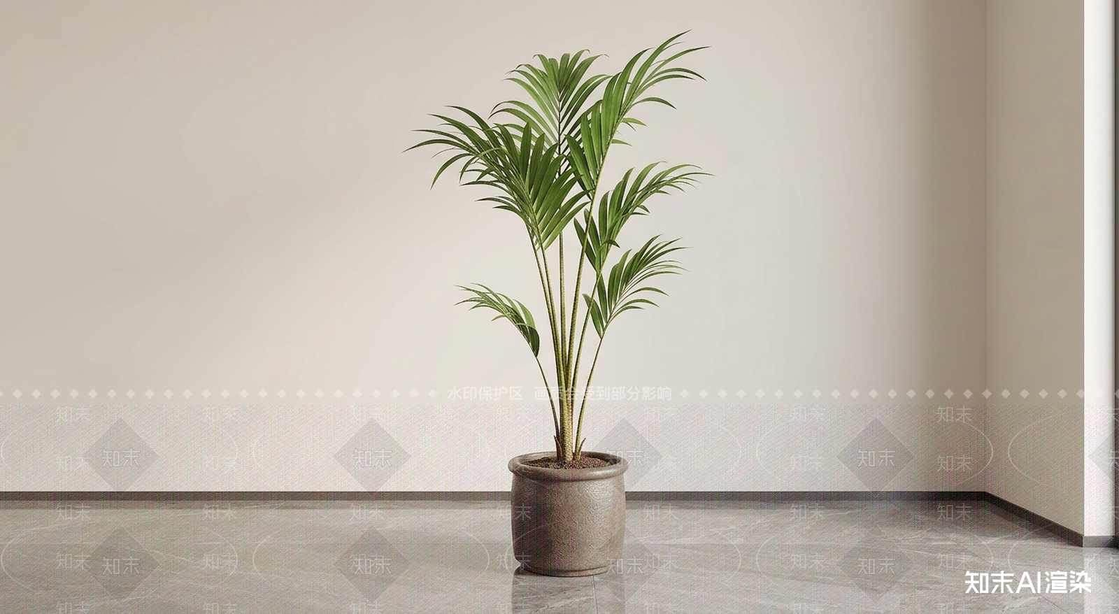 装饰绿植盆栽3D模型下载【ID:1227461723】