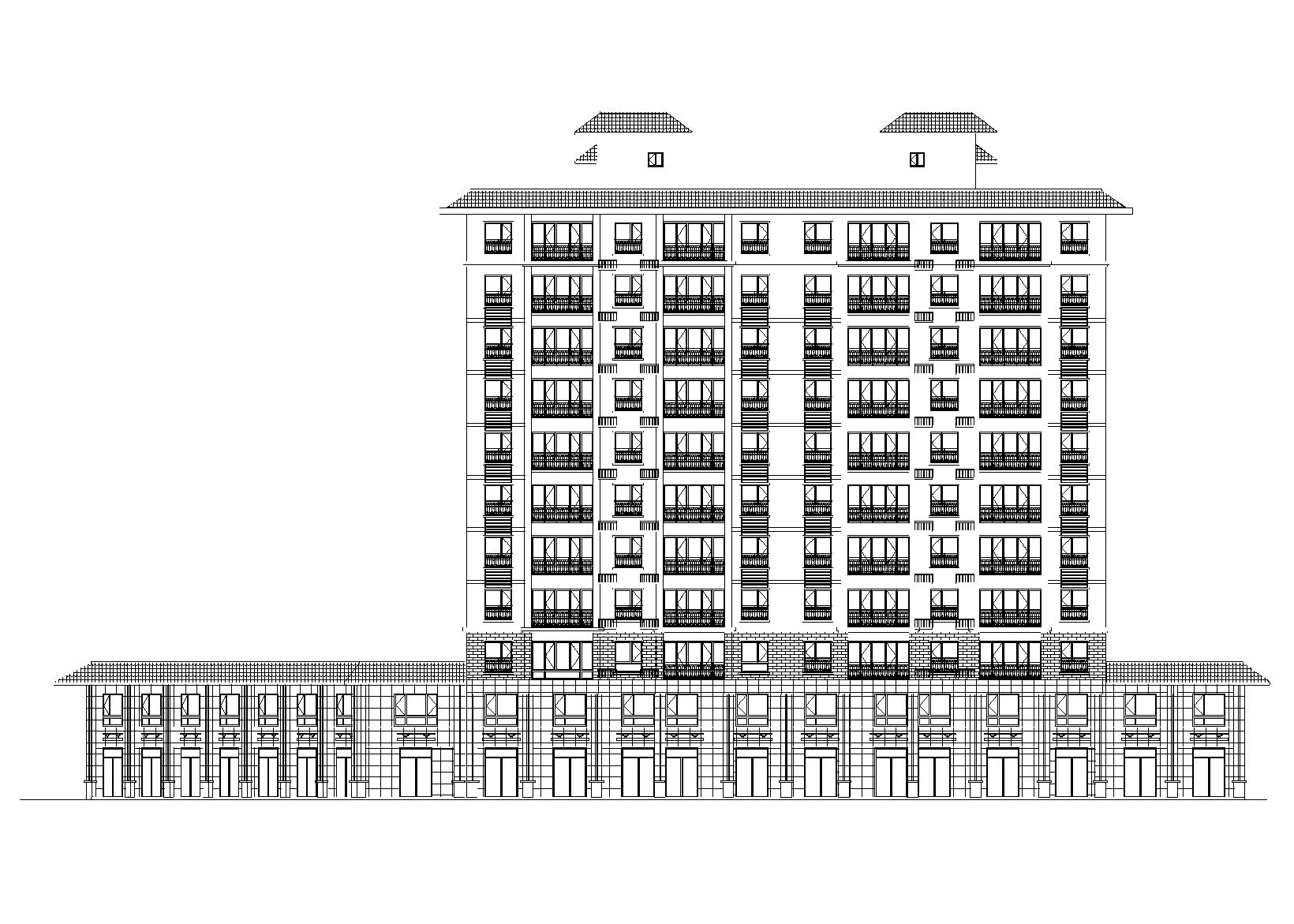 [甘肃]水韵茗庭住宅小区建筑施工图施工图下载【ID:167024198】