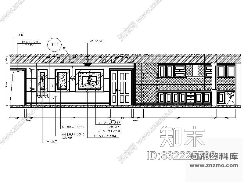 图块/节点门厅立面图Icad施工图下载【ID:832225702】