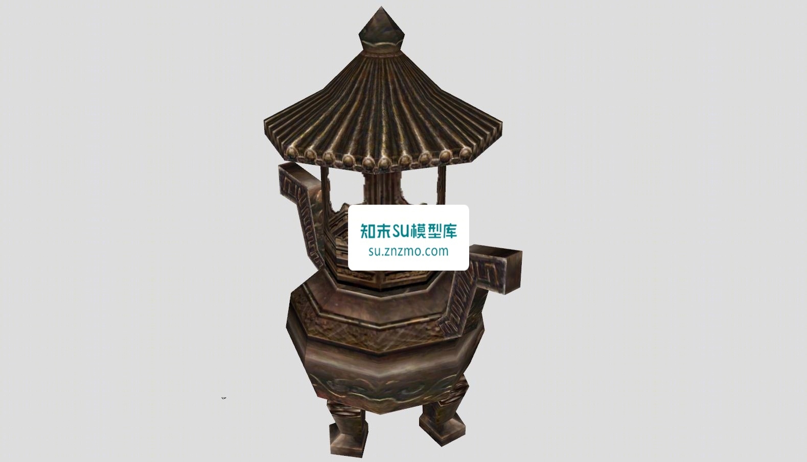 中式香炉SU模型下载【ID:148513132】