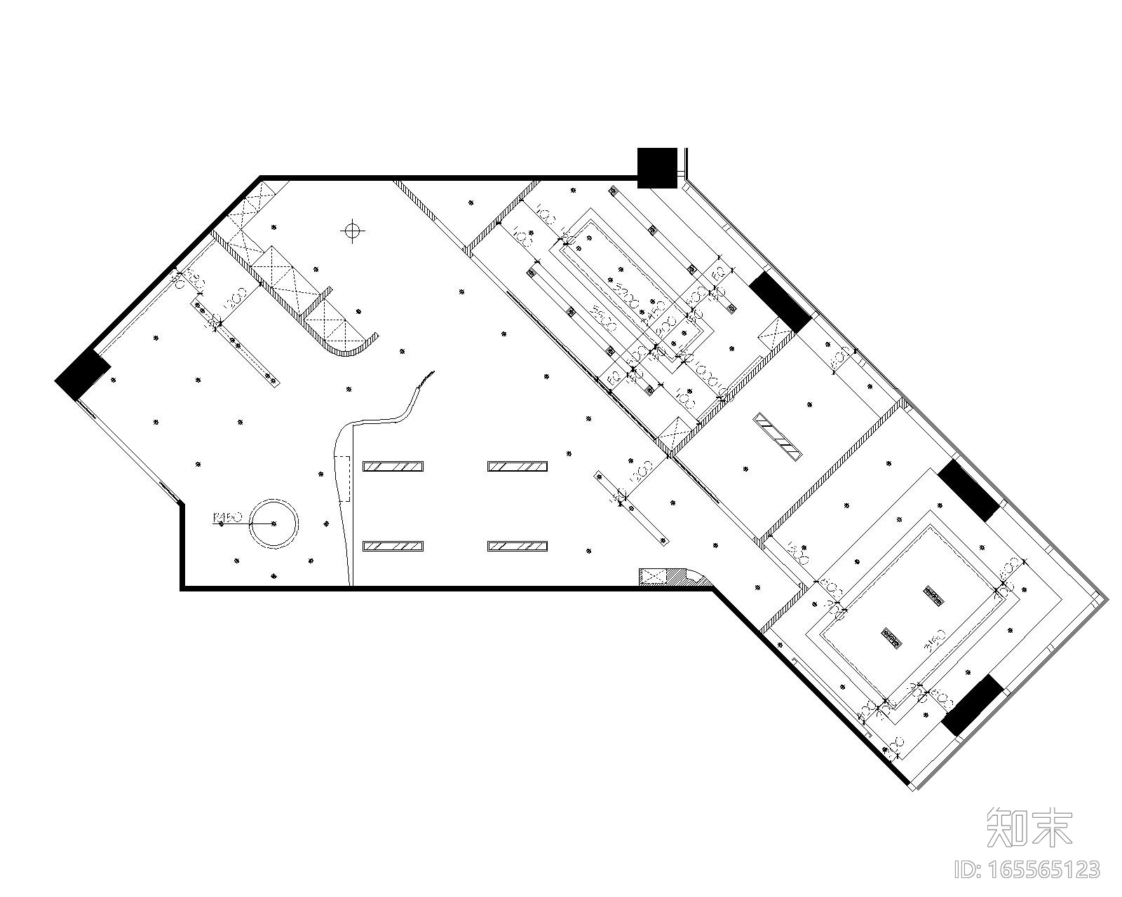 香港正通办公室CAD施工图cad施工图下载【ID:165565123】