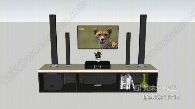 电视台SU模型下载【ID:432618515】