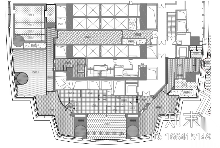 SMU-三克映画上海兴业太古汇店施工图cad施工图下载【ID:166415149】