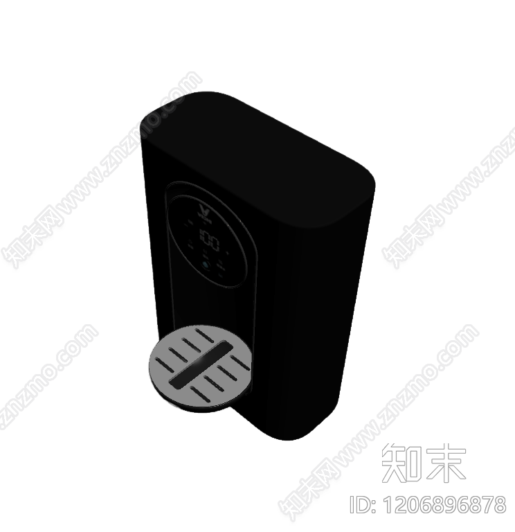 黑色饮水机设备3D模型下载【ID:1206896878】