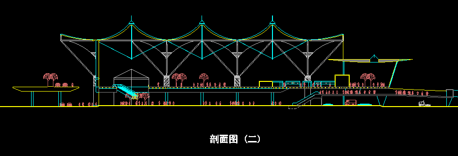 青岛流亭机场建筑施工图施工图下载【ID:149934182】