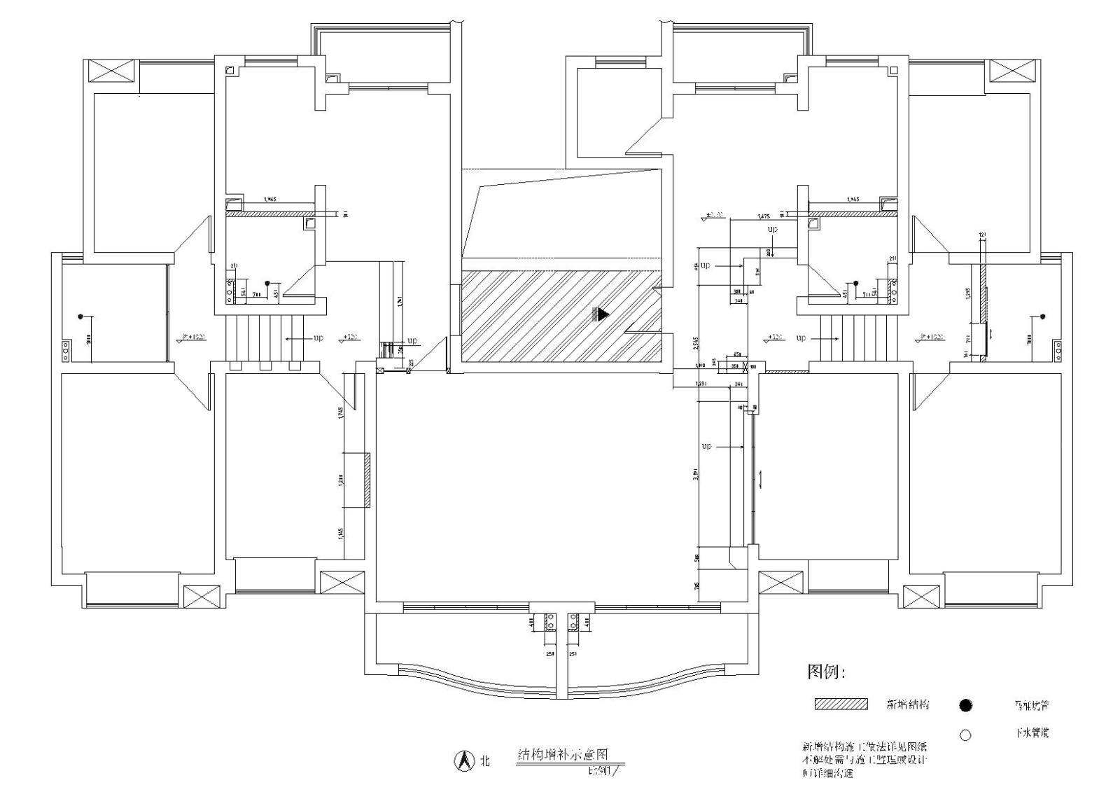 [上海]嘉丽豪园233㎡四居室样板间施工图cad施工图下载【ID:160701190】