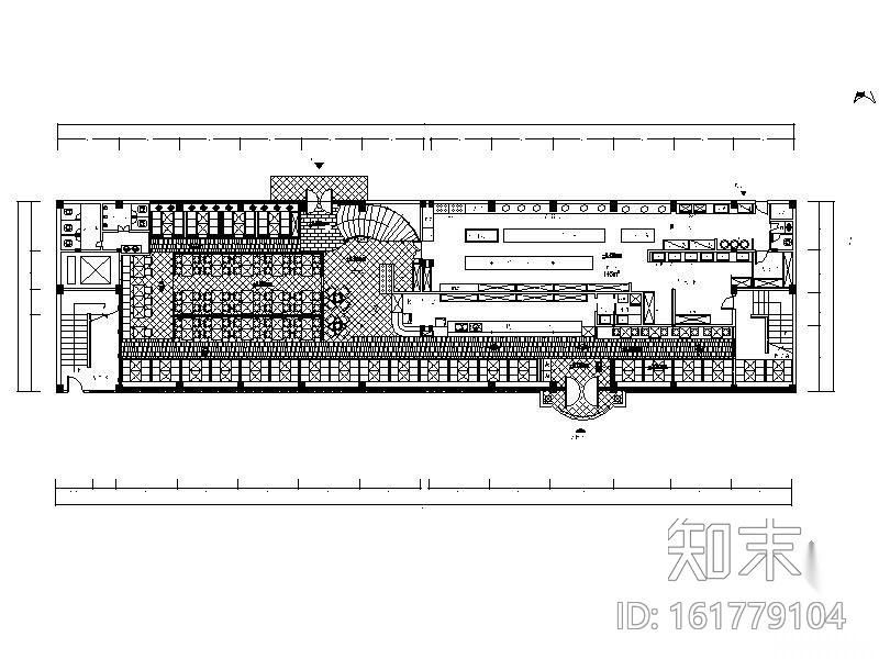 某高档中餐厅装修施工图cad施工图下载【ID:161779104】