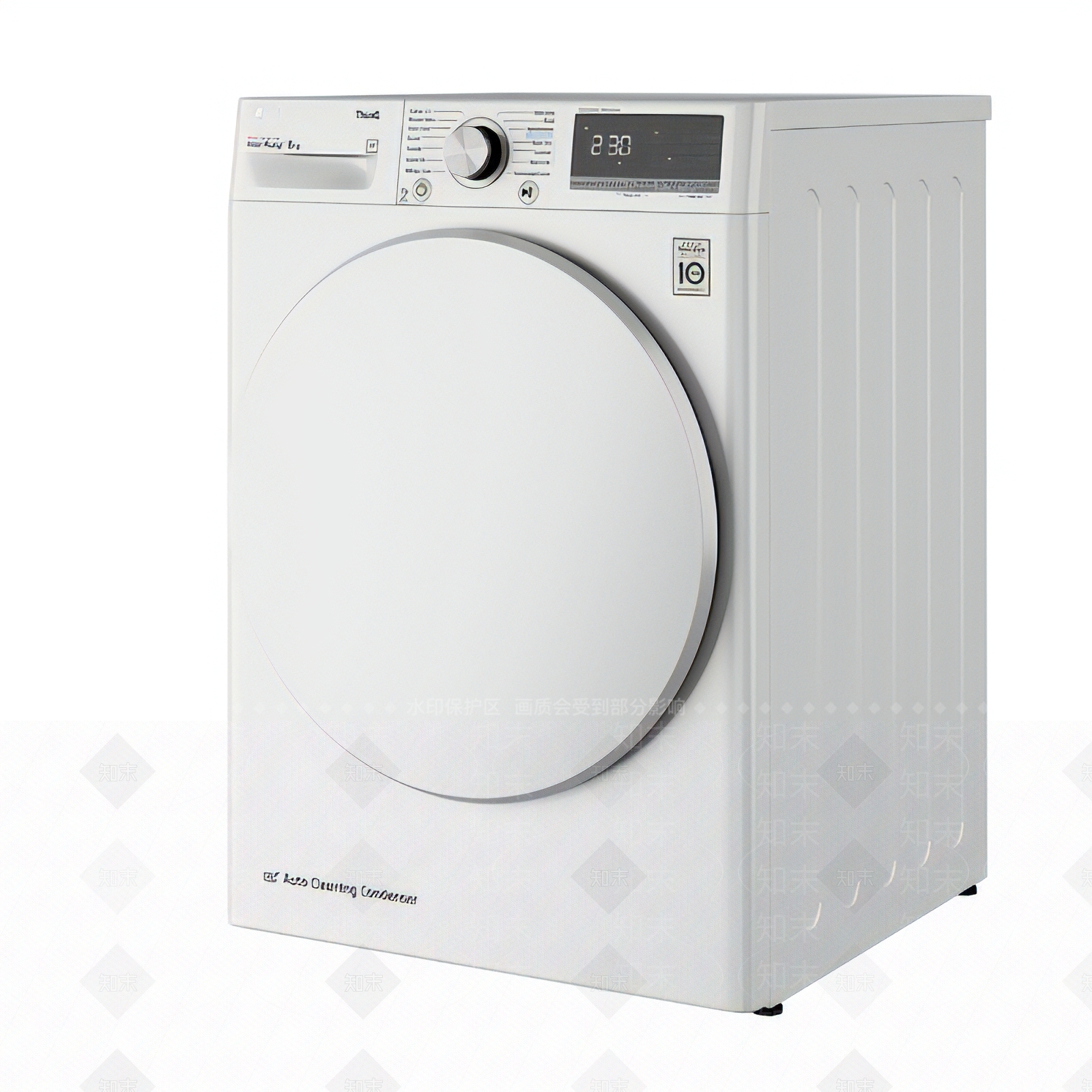 现代滚筒洗衣机3D模型下载【ID:1106997811】